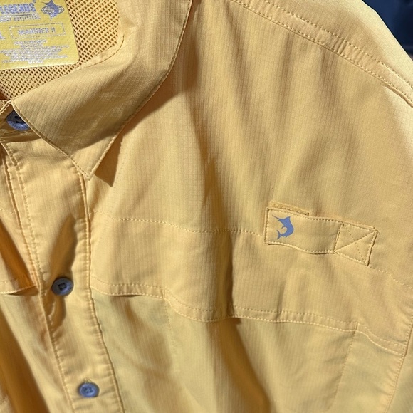 Reel Legends mariner II yellow mesh shirt xl - Picture 4 of 14